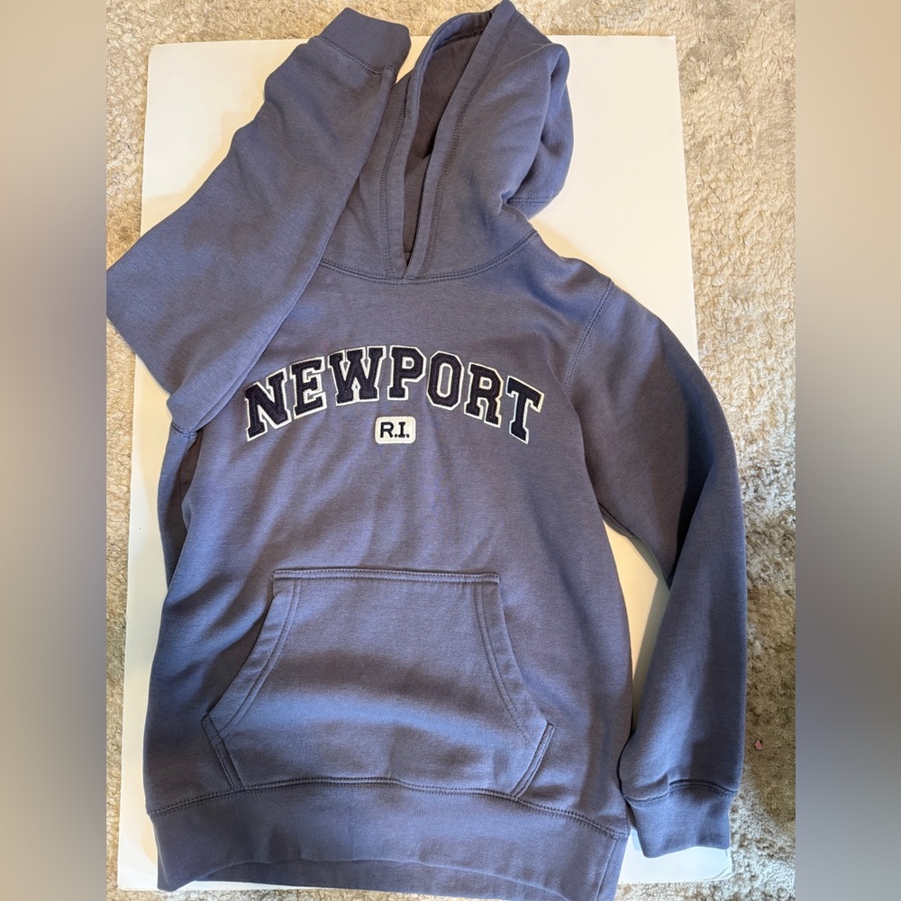 Grey Blue Hoodie - Newport Rhode Island